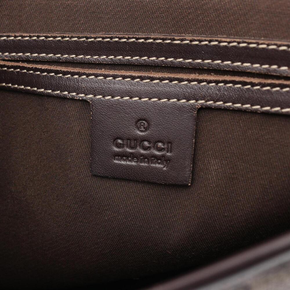 Gucci GG Supreme Shoulder Bag/Handbag, Coated Canvas and Leather, Women's, Be... - Picture 4 of 10